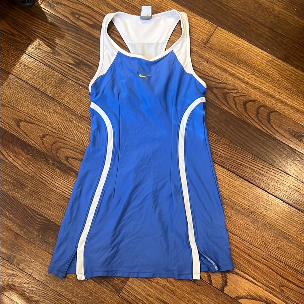 Nike Blue and White Women's Dress